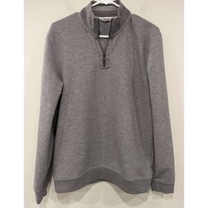 Ted Baker Grey Quarter Zip Pullover Size Medium